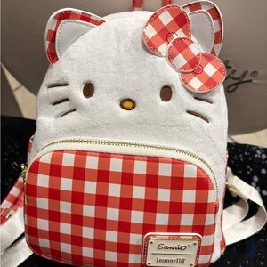 Hello kitty gingham loungefly